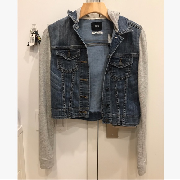 denim and jersey jacket